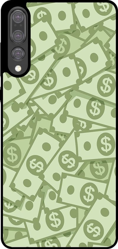 Smartphonica Telefoonhoesje Geschikt voor Huawei P20 Plus met Koeienvlekken Opdruk - TPU Backcover Case With Cow Patches Design geschikt voor Huawei P20 Plus