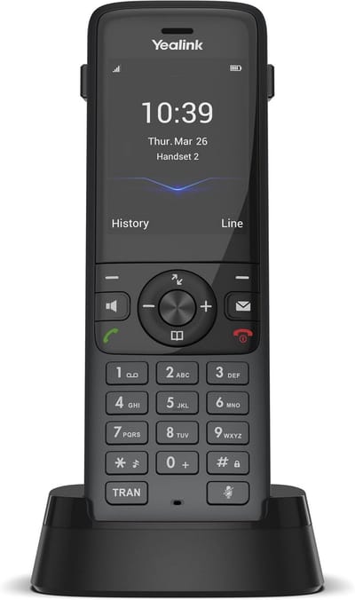Draadloos DECT Handset voor Yealink W70B/W80B - HD Audio