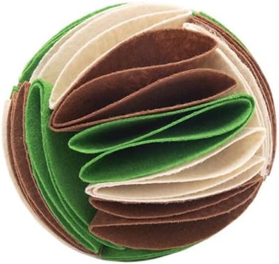 Honden snuffelmat - Hondenspeelgoed - Mentale stimulatie - Zacht katoen - 20 cm - Paars