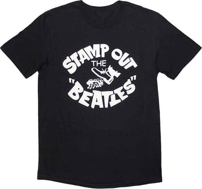 The Beatles - Stamp Out The Heren T-shirt - L - Zwart