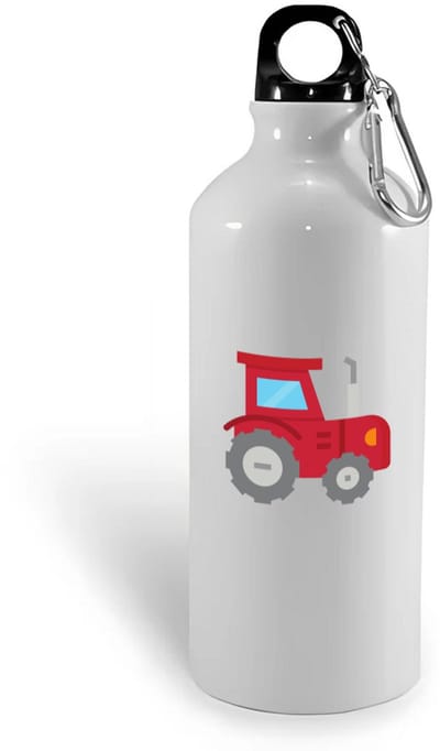 Hacebo® - Trekker waterfles - Tractor - Boeren - Boerderij - voertuig - water fles - 400ML