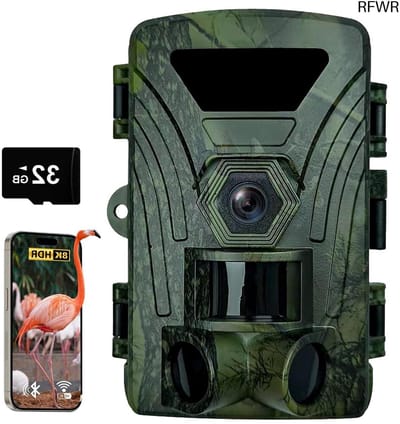 Wildcamera met Nachtzicht - Buitencamera voor Buiten - Waterdicht - Wifi - 4K - Activiteit