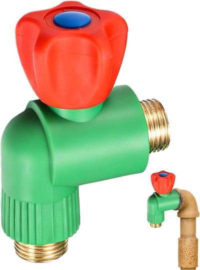 Hoekventiel - Waterregelklep - Waterleiding Onderhoud - Drukreductie Design - 4 of 6 Punten - Metaal