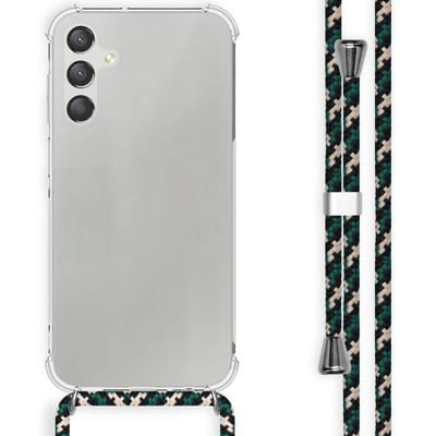 imoshion Hoesje - Geschikt voor Samsung Galaxy A15 (4G) / A15 (5G) - Backcover met koord - Groen