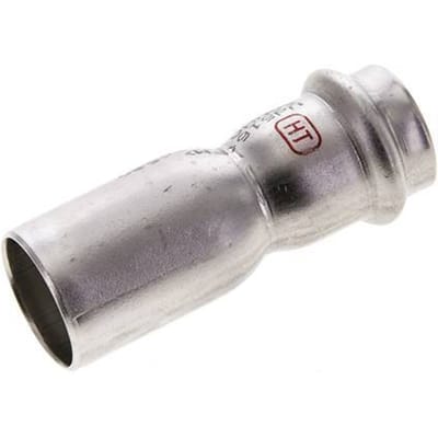 Perskoppeling - 22mm Persmof & 28mm Buiseinde - RVS