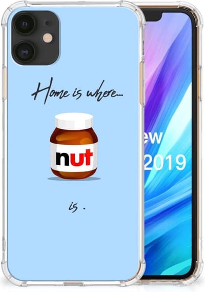 Apple iPhone 11 Beschermhoes Nut Home