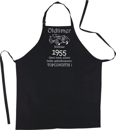 Mijncadeautje Luxe Keukenschort Oldtimer 1955