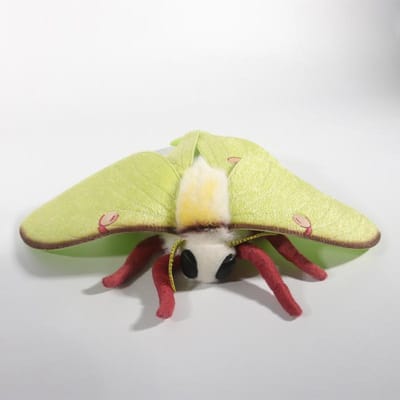 Luna Mot Knuffels Prachtige Mot Knuffels Realistische Gesimuleerde Insecten Poppen Simulatie Insecten Verjaardagscadeau Voor Jongen En Meisje groen
