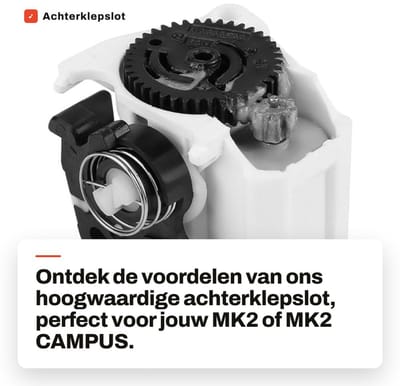 Dailygoods- Achterklepslot Hoge Sterkte - Centrale Vergrendeling - Kofferbak Slot - Duurzaam Kunststof/Metaal - Lichtgewicht - Geschikt voor CLIO MK2/MEGANE/TWINGO - Kofferbakslot