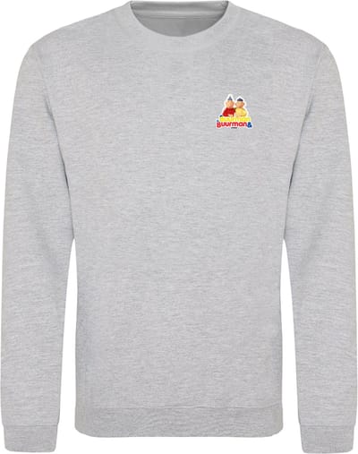 Crew sweater Buurman en Buurman Grijs 5-6