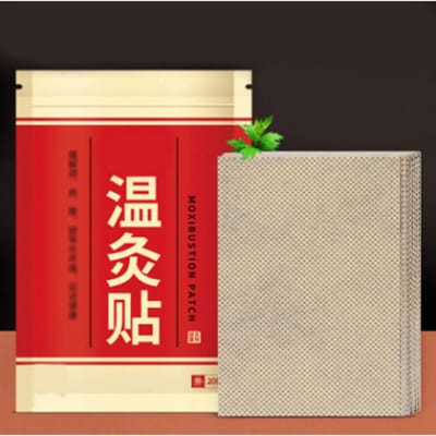 20 stuks/doos Alsem Moxa Patch Pad Gezondheidszorg Moxibustion Warmtepleister Stickers