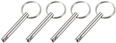 Snelle Ontgrendelingspennen 6mm x 45mm - 4 Stuks Carbon Staal Trekpen voor Scheepsbouw en Bootconstructie