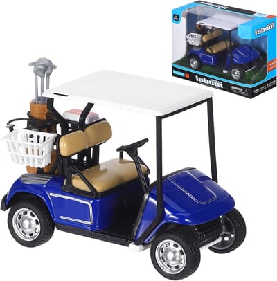 Miniatuur Golfkar 1:36 Schaal, Gietmetaal Legering met Terugtrekmechanisme, Perfect voor Feesten, Verjaardagen en Verzamelobjecten