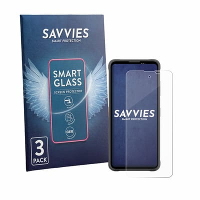 3 Stuks Savvies Screenprotector - geschikt voor Blackview Fort 5 - beschermfolie glas transparant