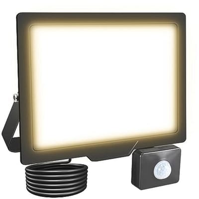 50W LED-spot met bewegingssensor - 5000 lm buitenverlichting voor tuin, garage en terras