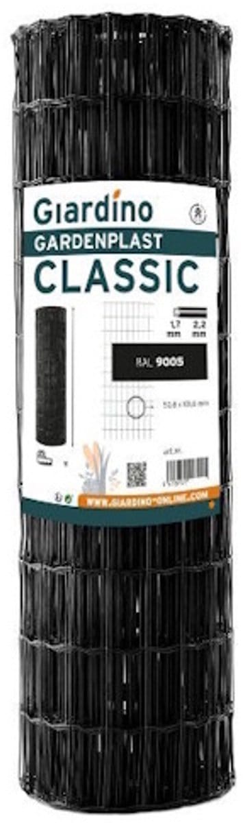 Giardino Gardenplast classic Gaas zwart 0.61m 0.61m x 25m