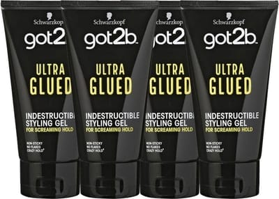 Schwarzkopf Got2b Ultra Glued haargel Multi Pack - 4 x 150 ml