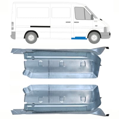 Reparatiepaneel voorste treeplank met deel van dorpel voor Volkswagen LT 96-05