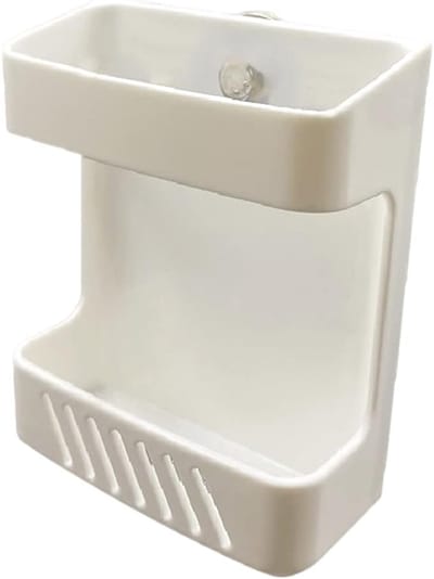 Vogel Voederhouder - Snack Dispenser - Vogels Voeden - Anti-bijt Materiaal - 10.7 cm Hoog - Wit