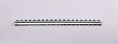 aluminium knijpringen - voetringen - vogelringen - duivenringen - kippenringen - Zilver - 12 mm