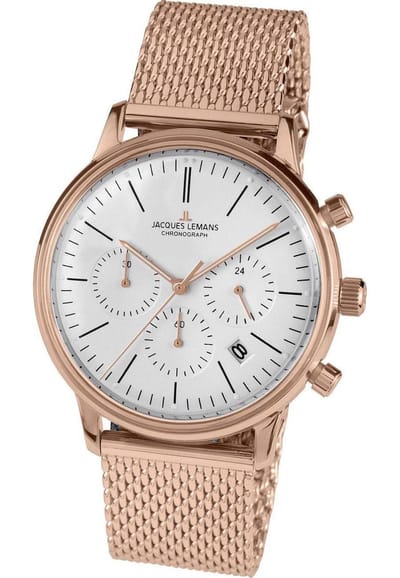 Jacques Lemans - N-209ZM - Polshorloge - Dames - Quartz - Retro Classic