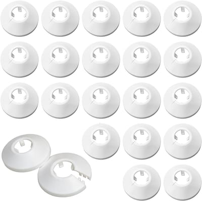 Dailygoods- Radiator Buisafdekkingen - 20 Stuks - Duurzaam - Antislip - Waterdicht - Verstelbaar - Schokbestendig