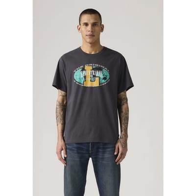 Levi's Ss Relaxed Fit Tee Archival World Legend Taglia: M | T-shirt stampate Outlet | Uomo