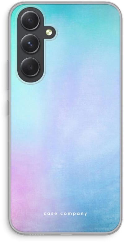Case Company® - Hoesje geschikt voor Samsung Galaxy A54 hoesje - Mist pastel - Soft Cover Telefoonhoesje - Bescherming aan alle Kanten en Schermrand