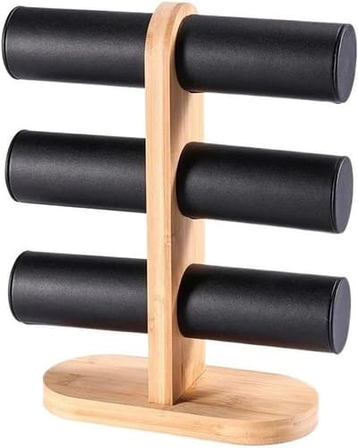 Sieraden Display Rek - Armband Houder - Sieraden Organiseren - Meerdere Niveaus - 1.0 Stuks - Zwart