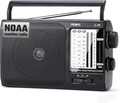 Draagbare FM/AM Radio met Helder Geluid en Lange Batterijduur