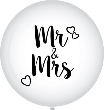 Grote ballon MR MRS