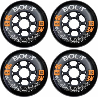 Set van 4 Rolschaats Wielen 90mm Hardheid 85A - Geschikt voor Fitness Skates