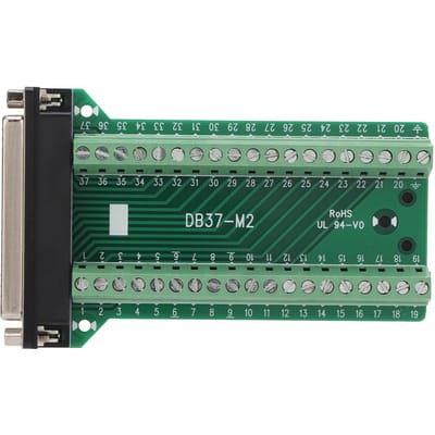 DB37 Breakout Connector Klemmenbord Recht PCB Geïsoleerd Anti-Interferentie AC300VDB37?M2