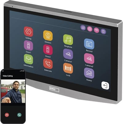 Smart Home Deurintercom Monitor met Wifi en Full HD Camera Functionaliteit