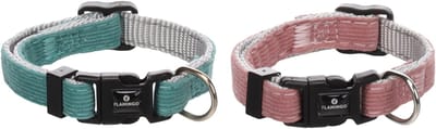 Flamingo - Hond Halsband Puppy Elfi Meerdere kleuren XXS 15-25cm 10mm