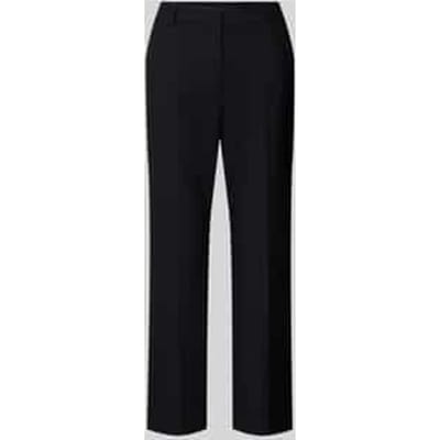 Slim fit bandplooibroek met viscose Model 'RANA'
