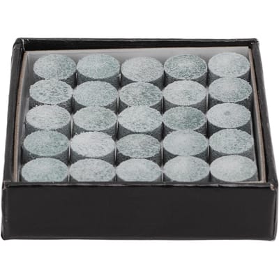 50Pièces Embouts de Queue de Billard Cuir Bâton de Billard Embout Grade B Outil de Remplacement pour Usage Quotidien Entraînement11mm gray