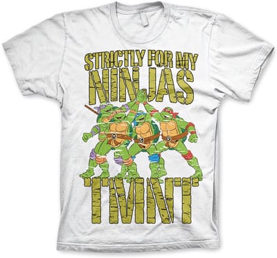 Teenage Mutant Ninja Turtles TMNT Strictly For My Ninjas T-shirt NIC-1-TMNT006-H47-12