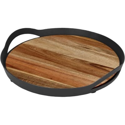 SILVERCREST Acaciahouten dienblad (Rond)