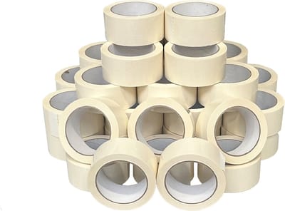 Kortpack - PP-Acryl Tape 48mm breed x 66mtr lang - Wit - 36 rollen - Kerndiameter: 76mm - Verpakkingstape - Plakband - (020.0861)