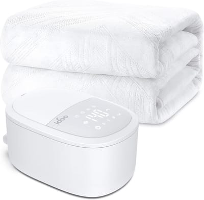 Waterverwarmde Matrassen Topper voor Queen Size - Elektrische Matrasbeschermer zonder EMF Straling met 12U Timer