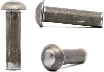 Aluminium Klinknagels - Massieve Klinknagels - Bevestigen van Materialen - Volgens DIN 660 Norm - 5mm x 20mm - Aluminium