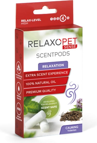 Relaxopet Sense Scent Pods - Relax Calming Valerian - Geurpods Honden - Dieren Antistressmiddelen - Beschermende Geur - Anti-stress Hond - Honden Supplementen