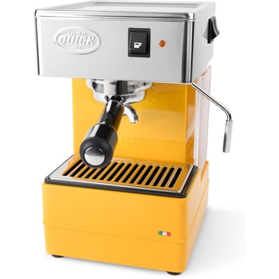 Quick Mill 820 geel piston espressomachine benelux inclusief tamper t.w.v. € 39,99