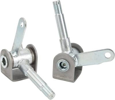 Go Kart Set met Stuuras en Steunbeugels voor Verbeterde Stuurprecisie en Stabiliteit - 2 Stuks van Staal, Geschikt voor Diverse Go Karts