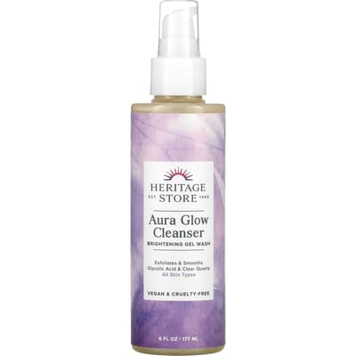 Aura Gel Cleanser, Verhelderende Gel Wash, 177ml(6 fl oz) white