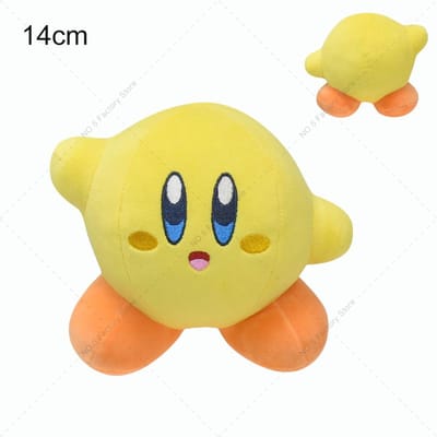Schattig Meerkleurig Kirby Pluche Speelgoed Kawaii Anime Ster Kirby Zwaard Kirby Waddle Doo Elfilin Knuffelpop Peluche Verjaardagscadeaus