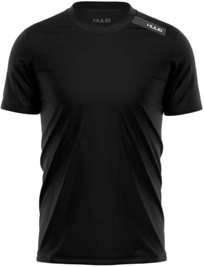 Huub Technical T-shirt Met Korte Mouwen Zwart XL Man