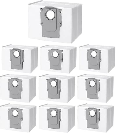 PromoHome 10 stofzakken geschikt voor Xiaomi Roborock S8+ / S8 Pro Ultra / Q7 / Q7+ / Q7 MAX+ / S7 MaxV Ultra / Q7 plus / Q5 / Q5+