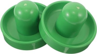 Airhockey Pushers - Tafelspel Paddles - Spelplezier Vergroten - Arbeidsbesparend Ontwerp - 103 cm - Groen